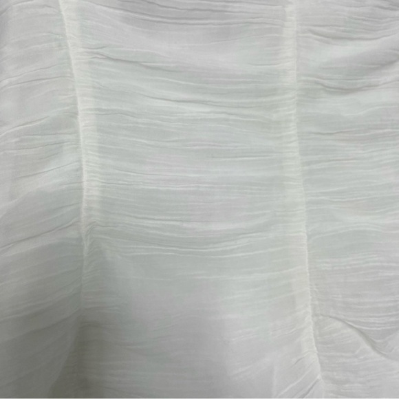 NWOT MINK PINK Ruched White Mini Dress | XS - Picture 6 of 9